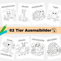 Malbuch „Wunderbare Tierwelt“