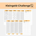 Kleingeld & Kupfergeld Spar-Challenge Set