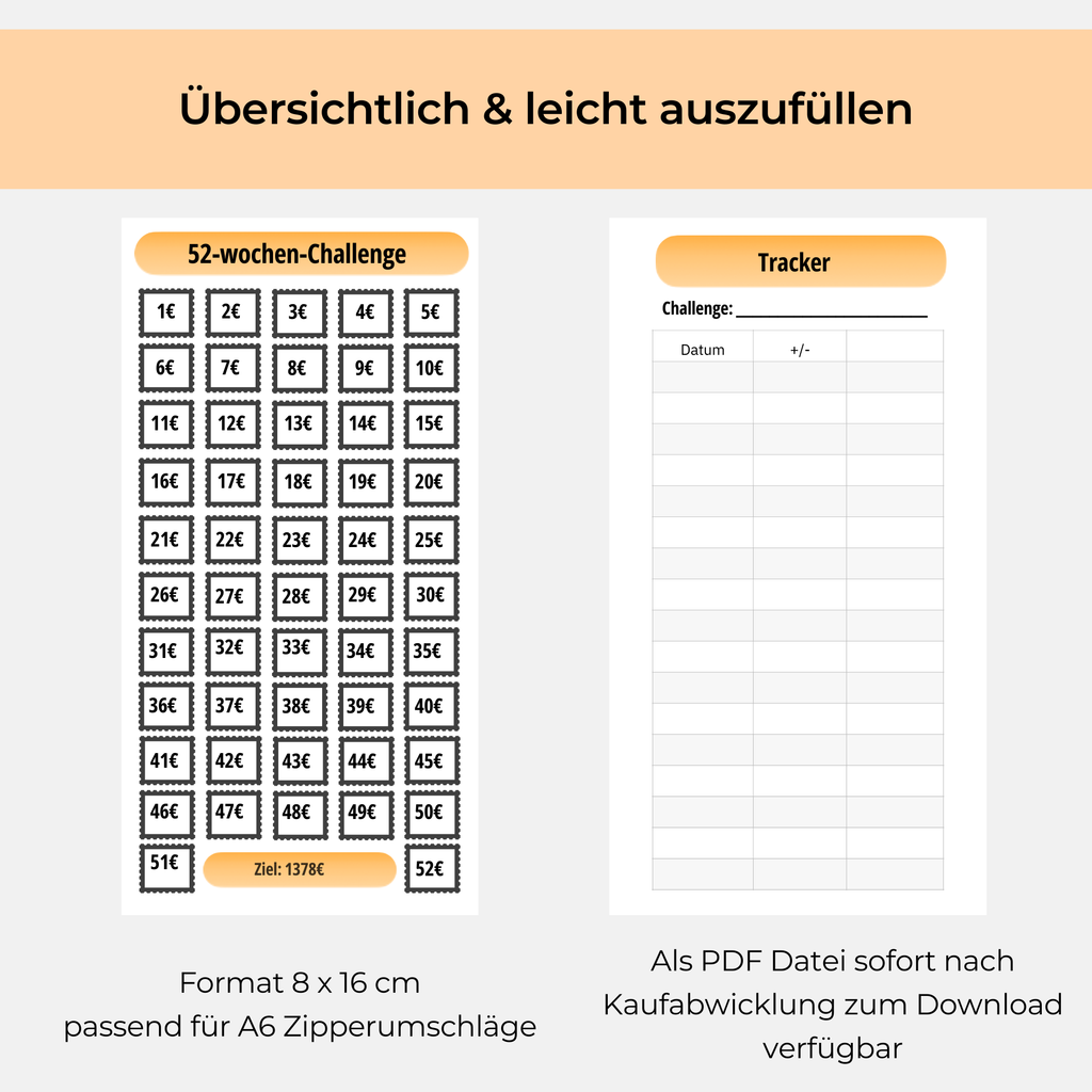 Großes Spar-Challenge Set