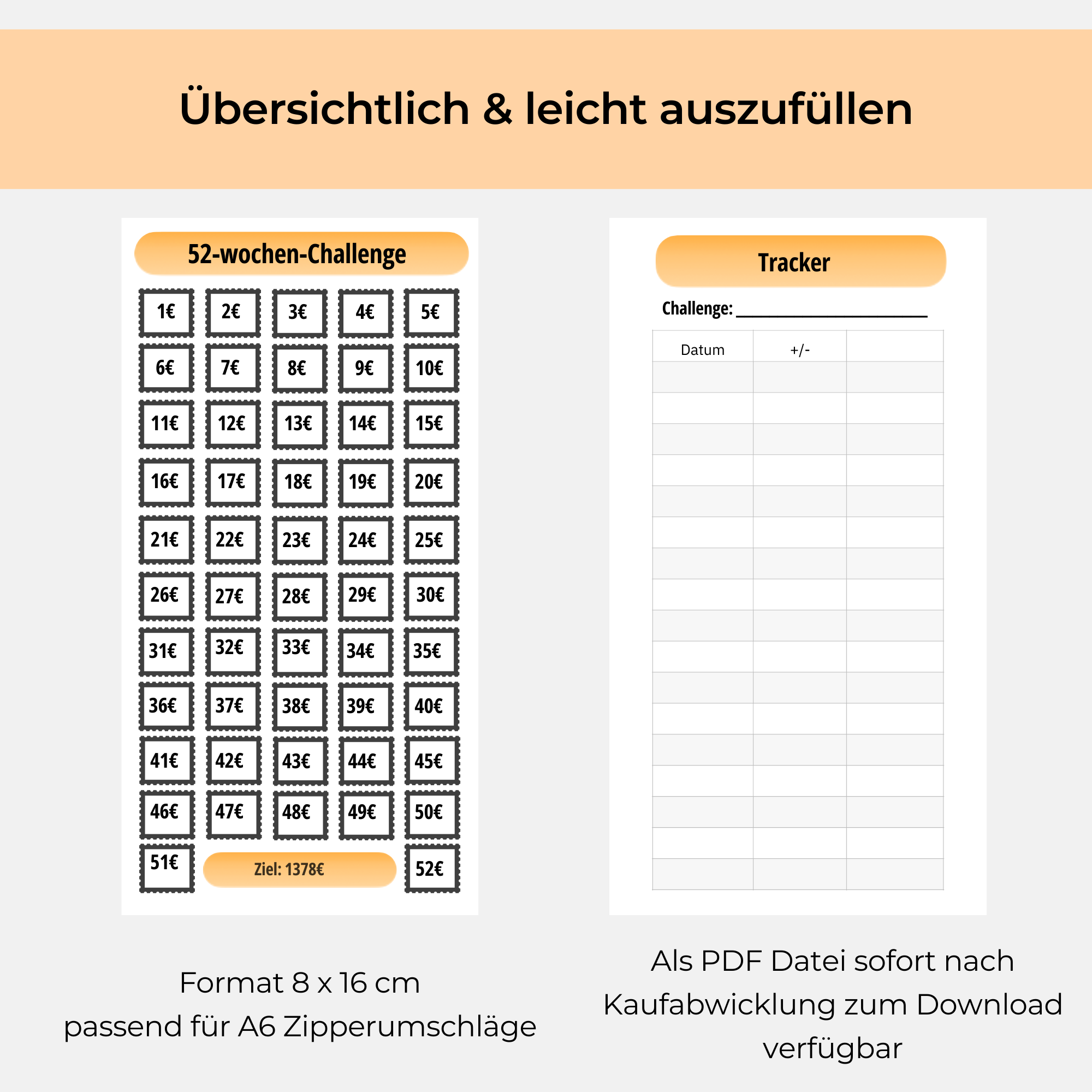 Großes Spar-Challenge Set