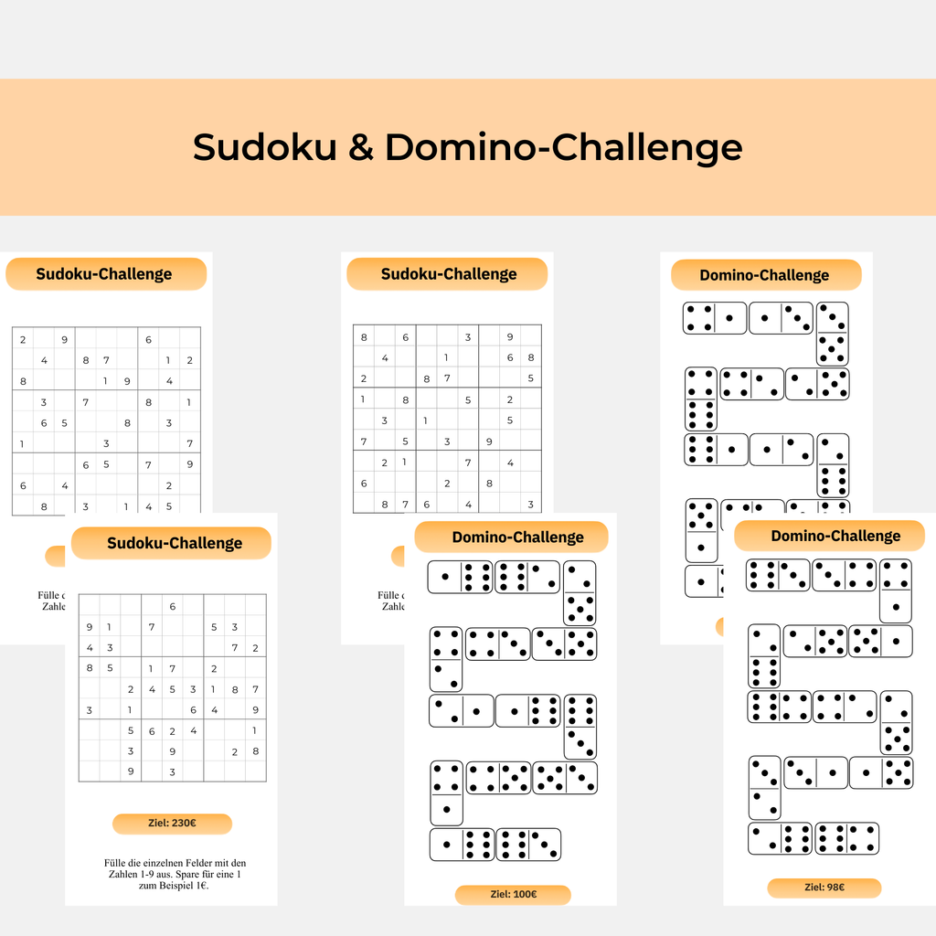 Großes Spar-Challenge Set