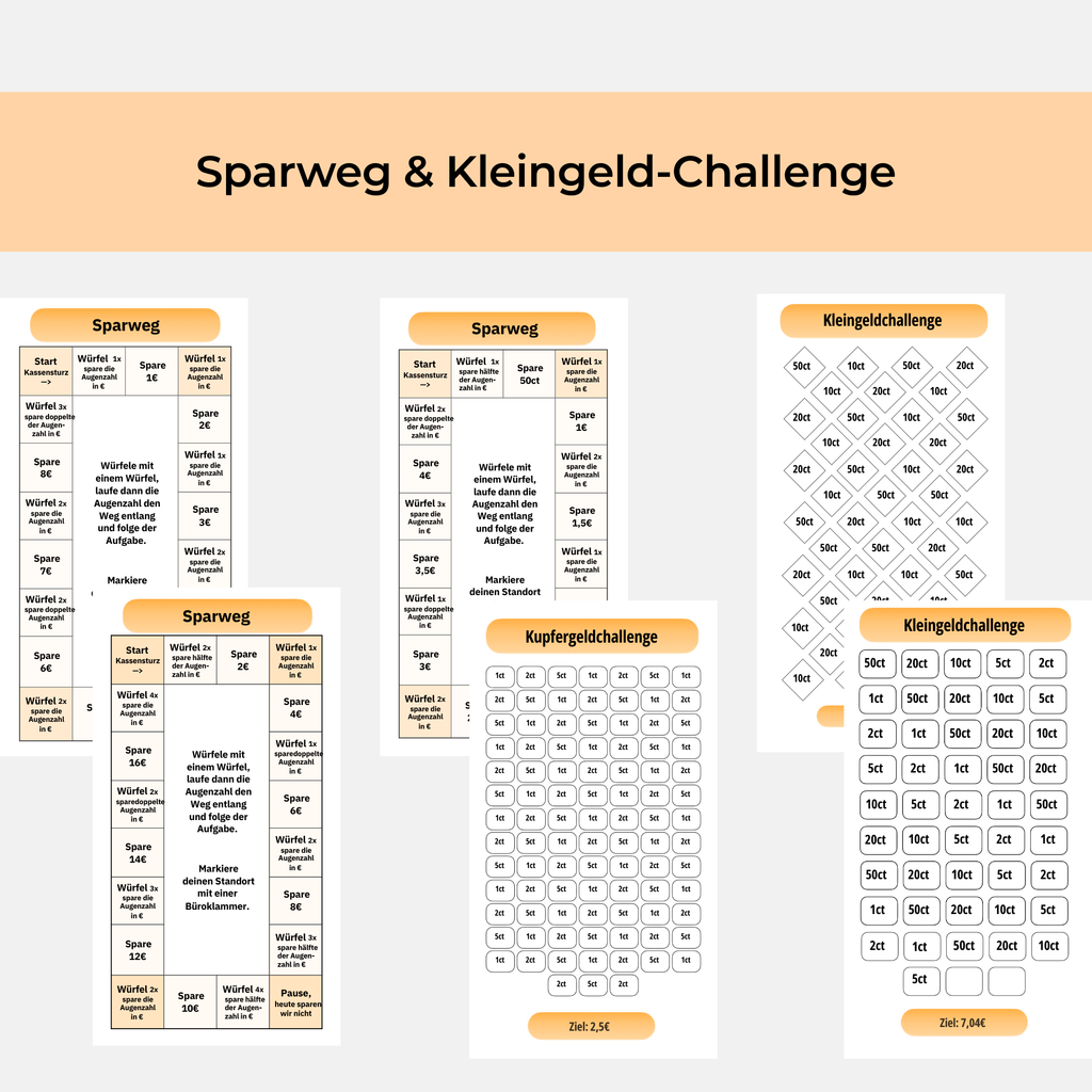 Großes Spar-Challenge Set