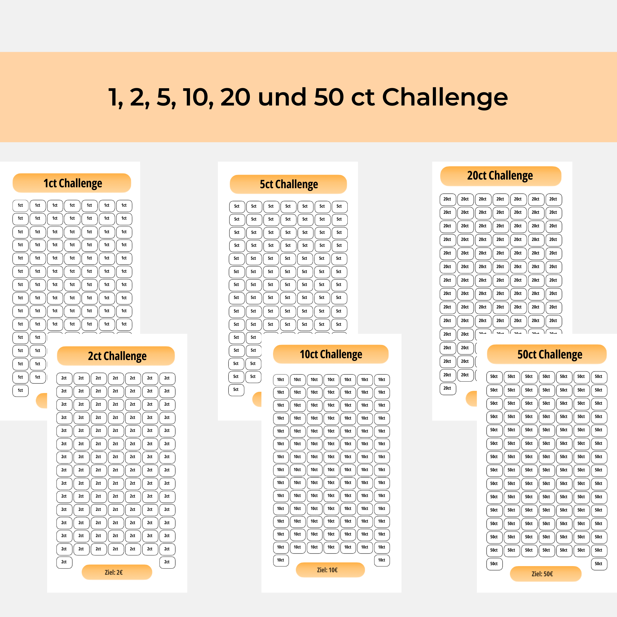 Großes Spar-Challenge Set