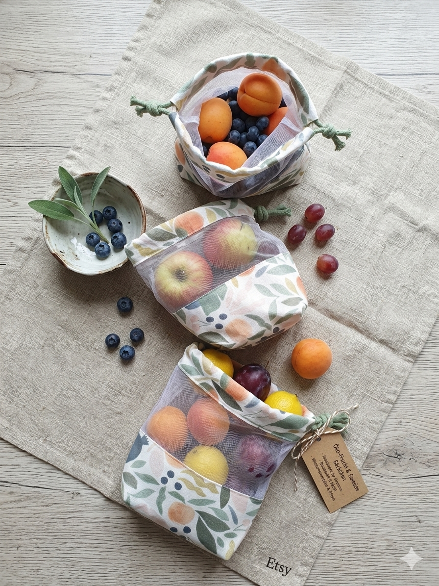 Obst- und Gemüsenetze