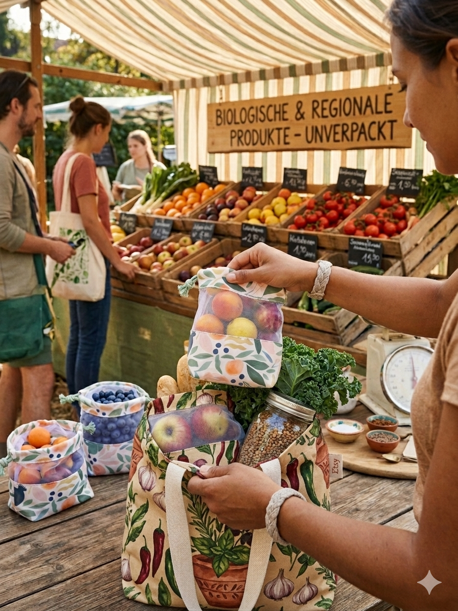 Obst- und Gemüsenetze