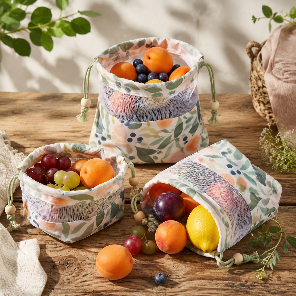 Obst- und Gemüsenetze