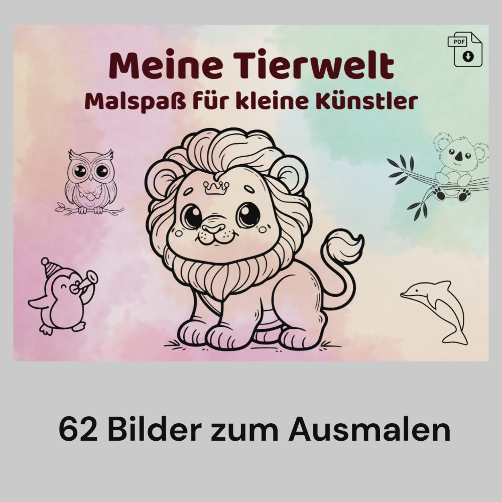 Malbuch „Wunderbare Tierwelt“